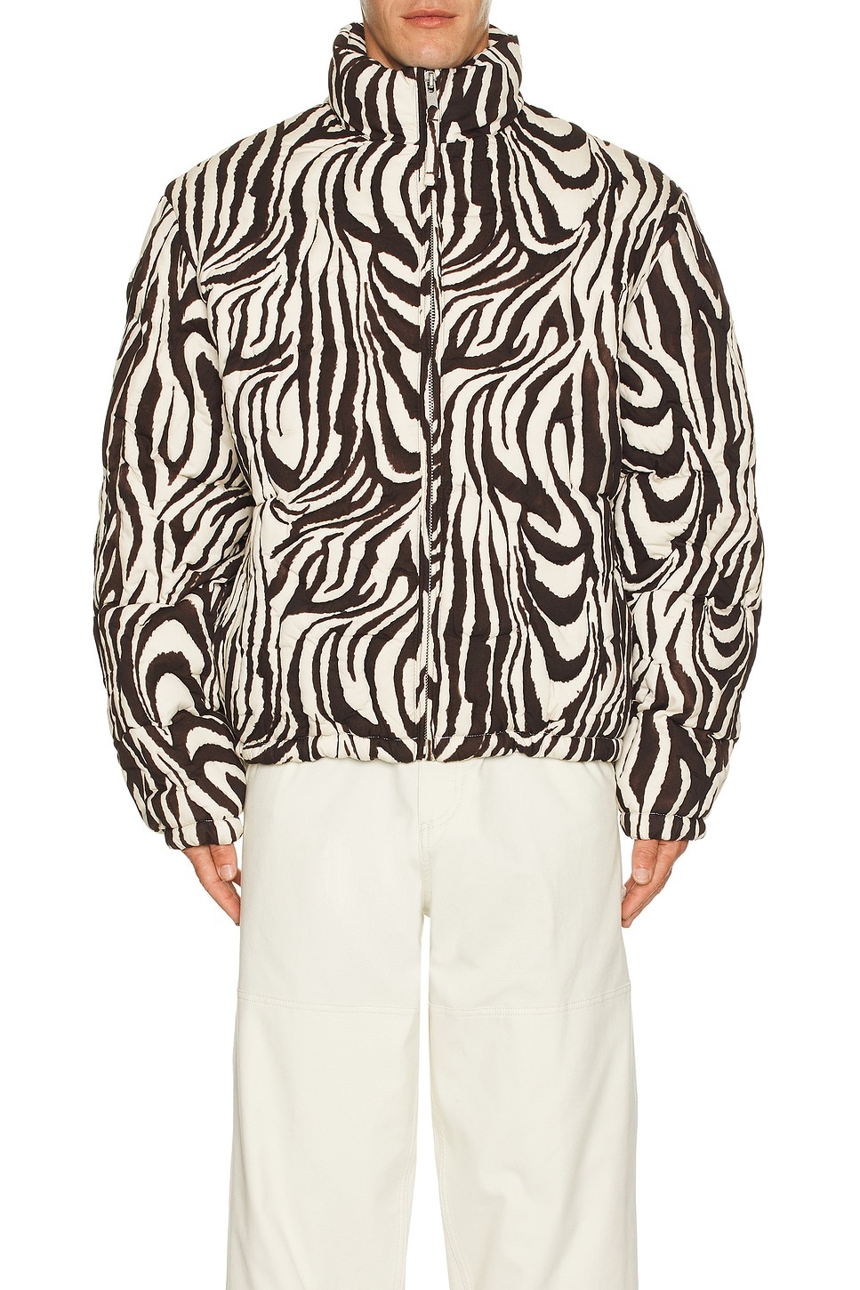 Unisex Zebra Quilted Puffer Woven - 3