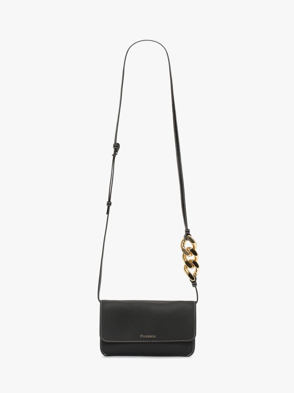 JW Anderson phone leather pouch bag - Black