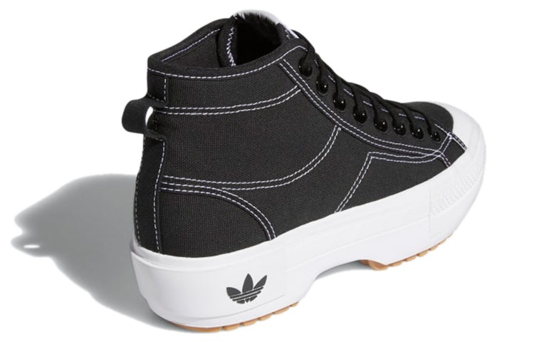 (WMNS) adidas Nizza Trek 'Black White' GZ8857 - 4