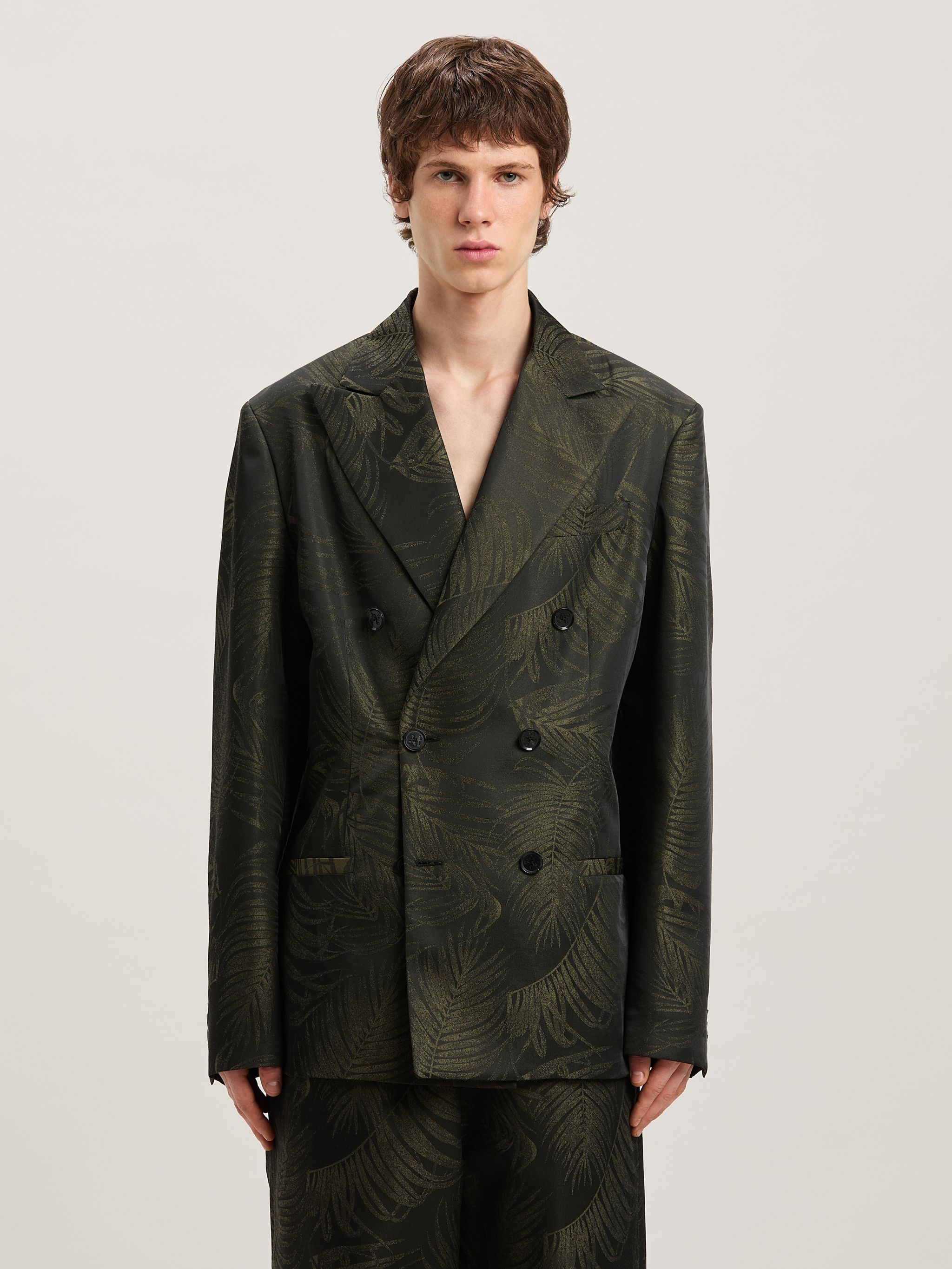 Palm jacquared blazer - 3
