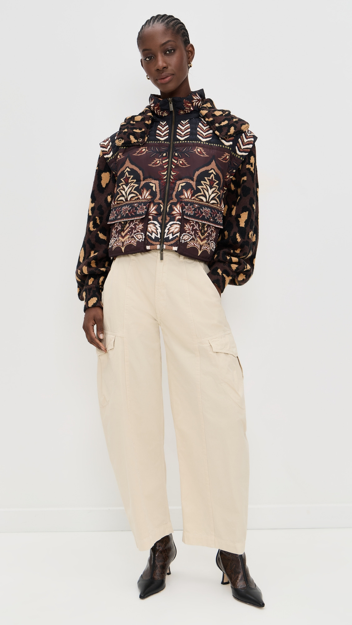 Winter Ainika Brown Puffer Jacket - 4