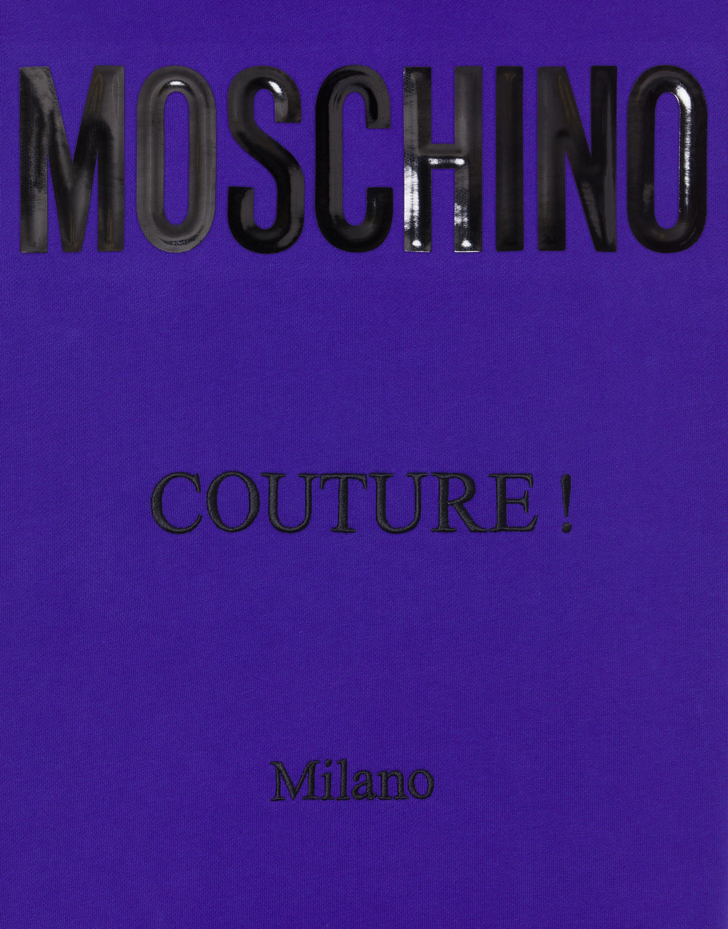 MOSCHINO COUTURE HOODED SWEATSHIRT - 4