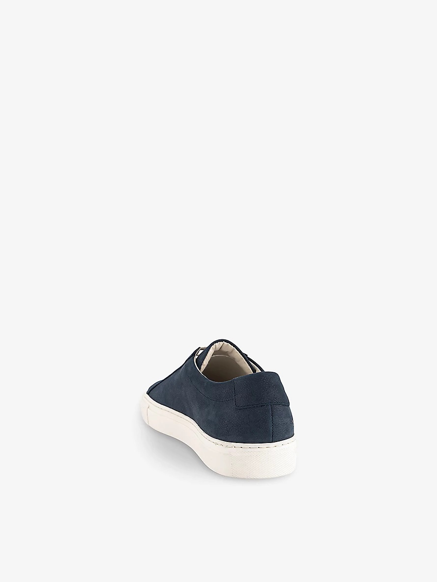 Achilles Low number-print suede low-top trainers - 4