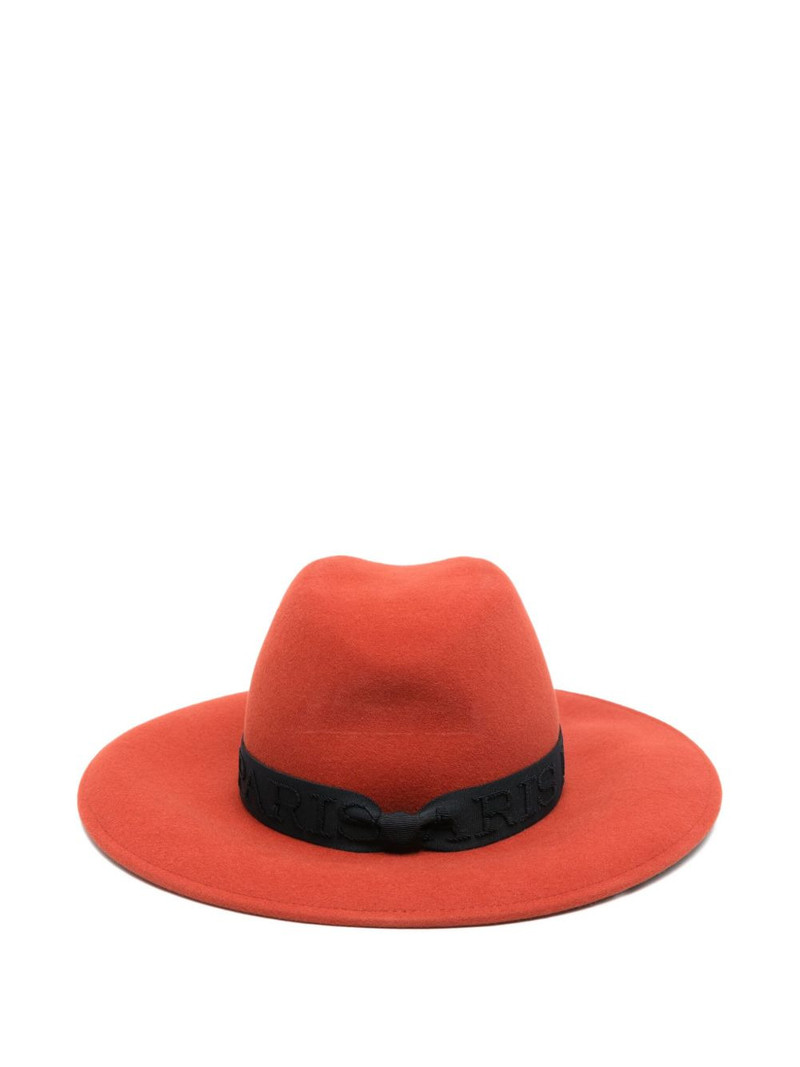 MAISON MICHEL Zango ribbon hat outlook