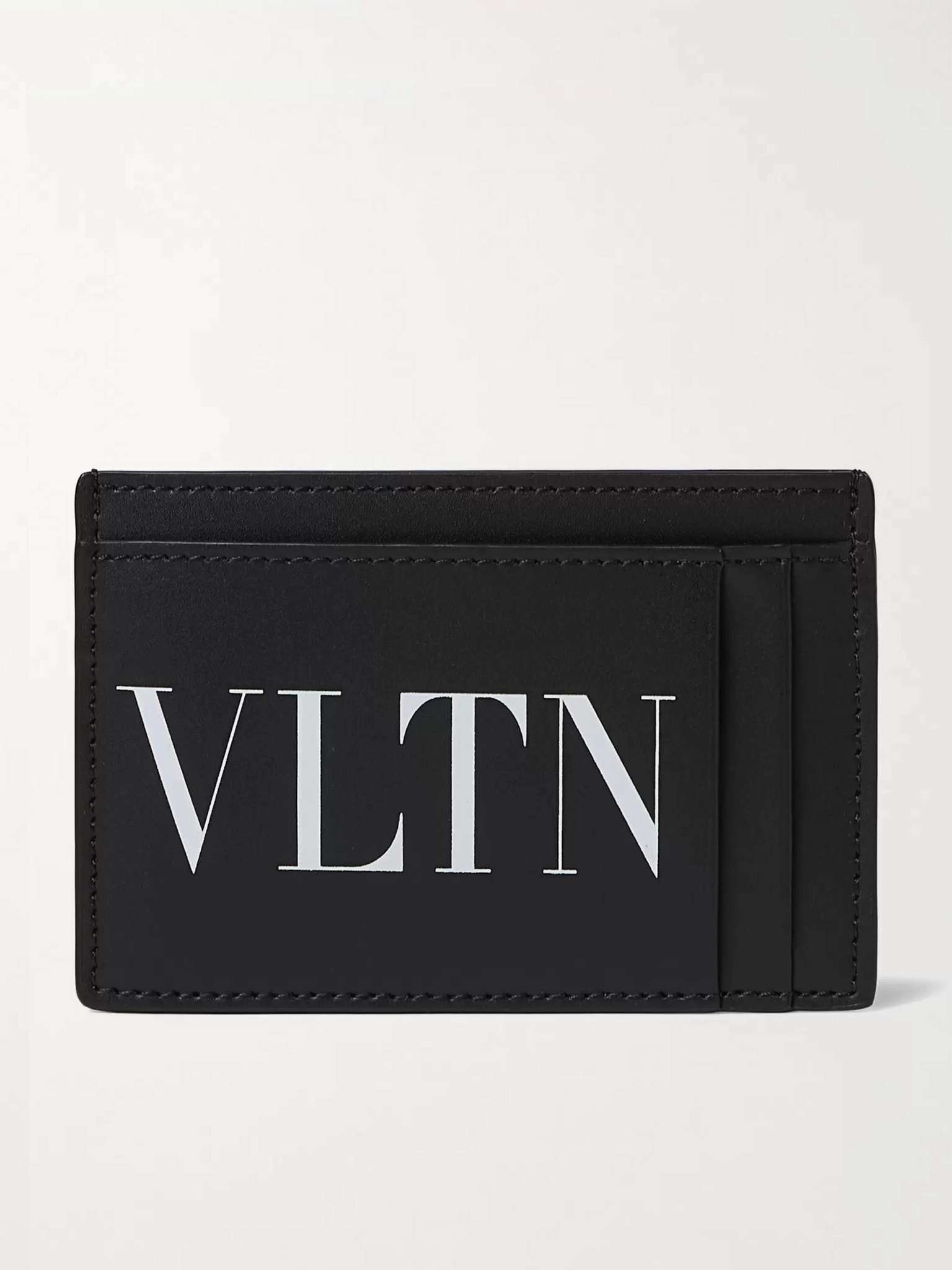 Valentino Garavani Logo-Print Leather Cardholder - 1