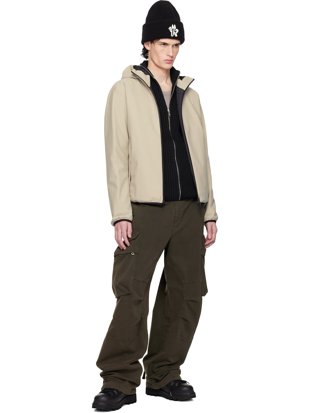 Beige Chalves Down Jacket - 5