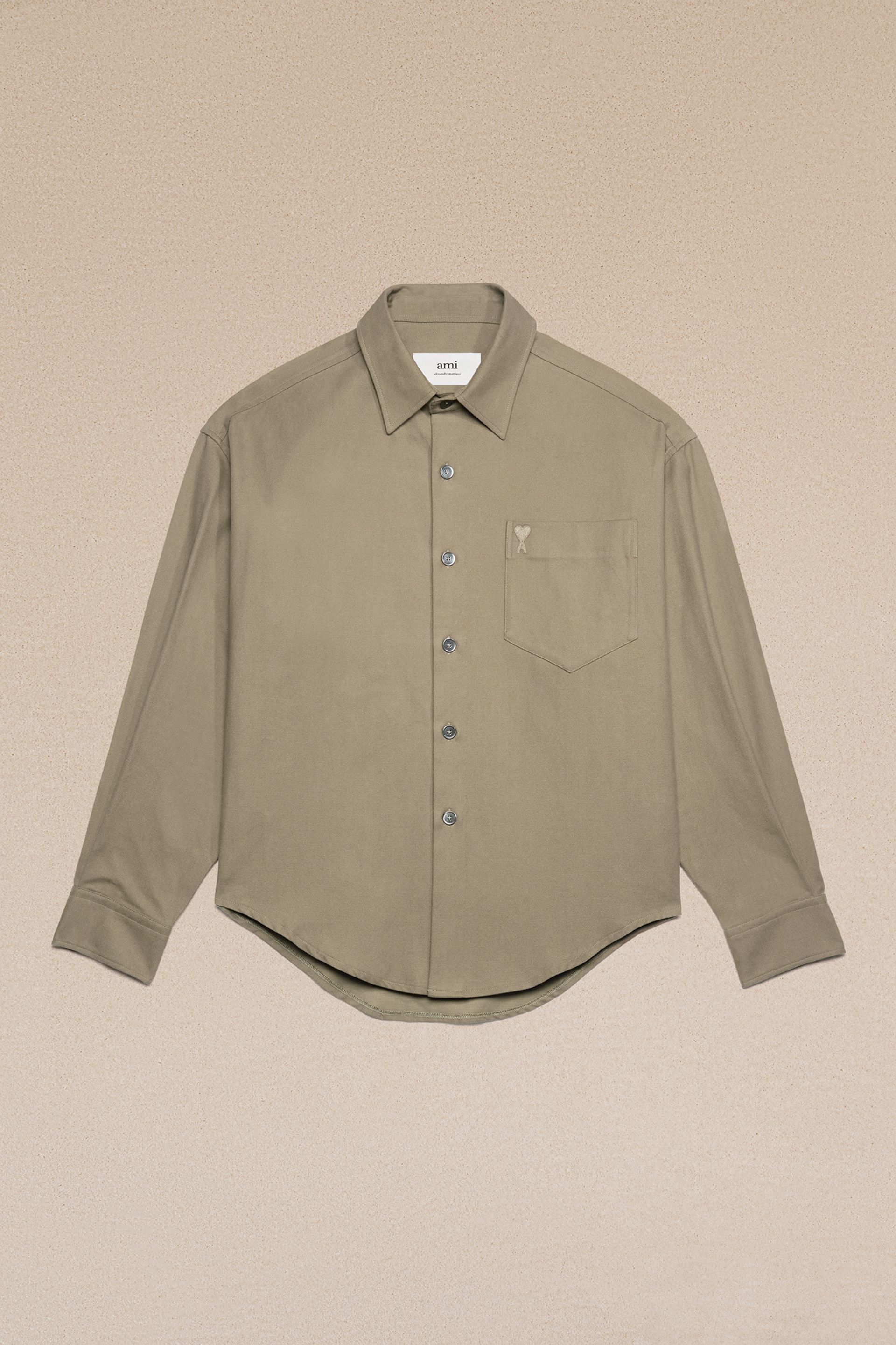 AMI Paris Ami De Coeur Boxy Fit Shirt | REVERSIBLE