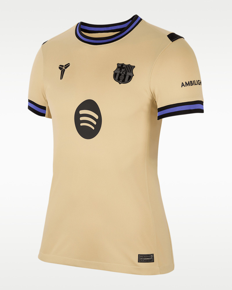 Frenkie de Jong Barcelona 2025/26 Stadium Away Women's Nike Dri-FIT Soccer Jersey 1