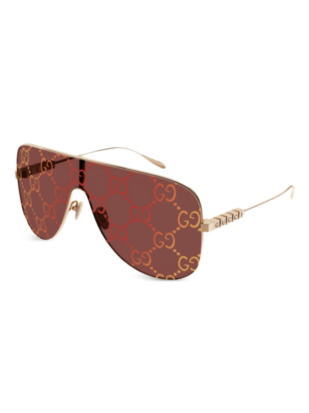 tinted pilot-frame sunglasses - 2
