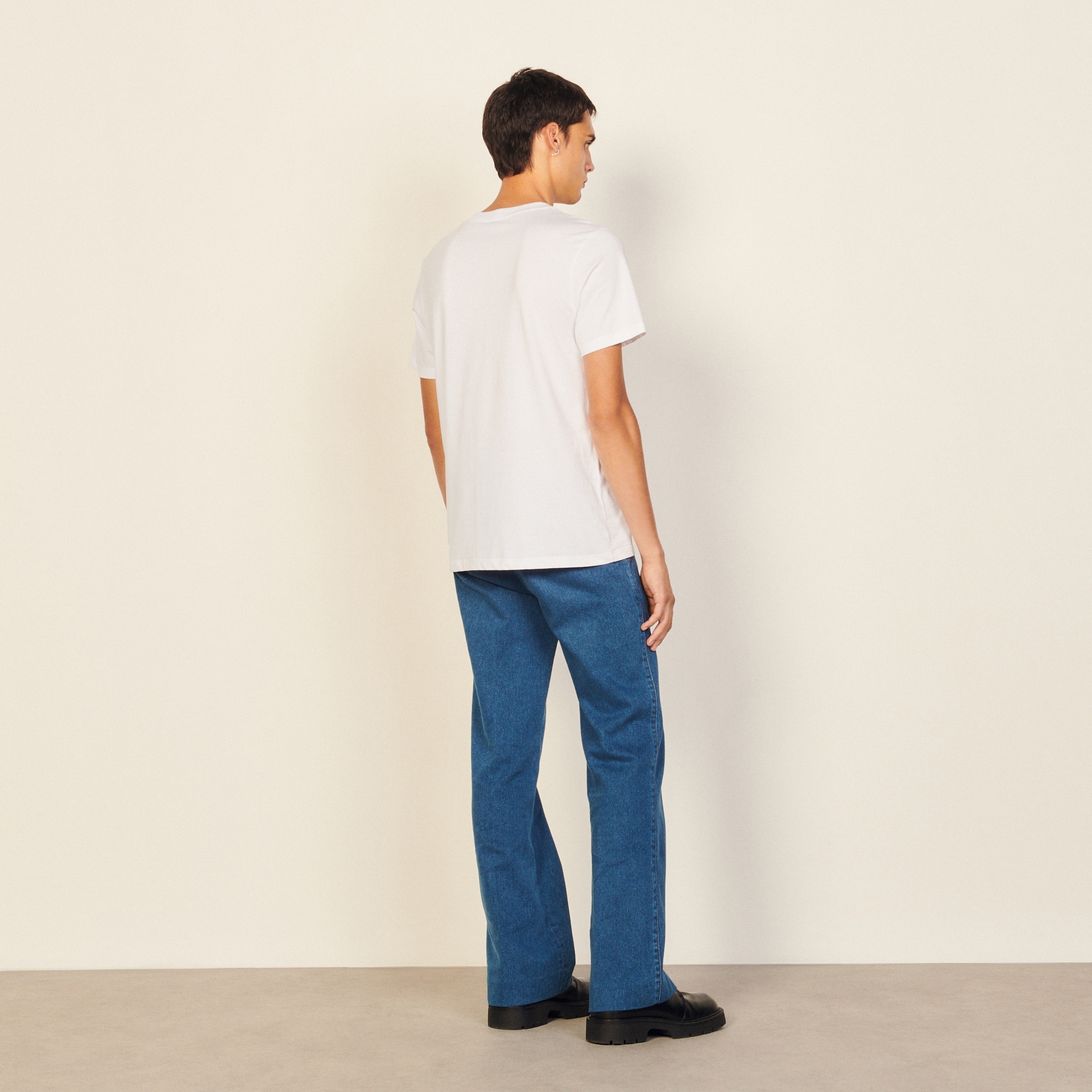 T-shirt with logo embroidery - 2