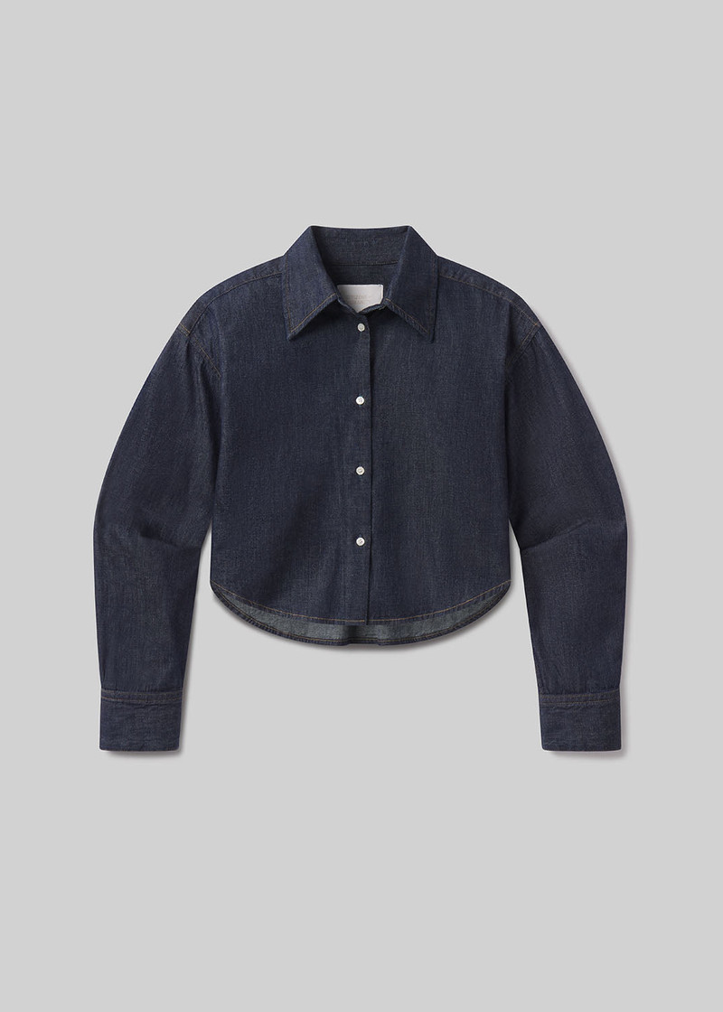Ana Cropped Shirt In Piave 1