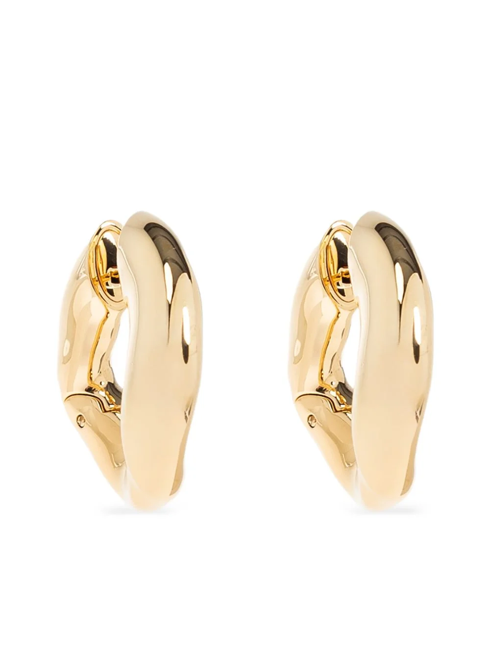 sculptural hoop earrings - 1