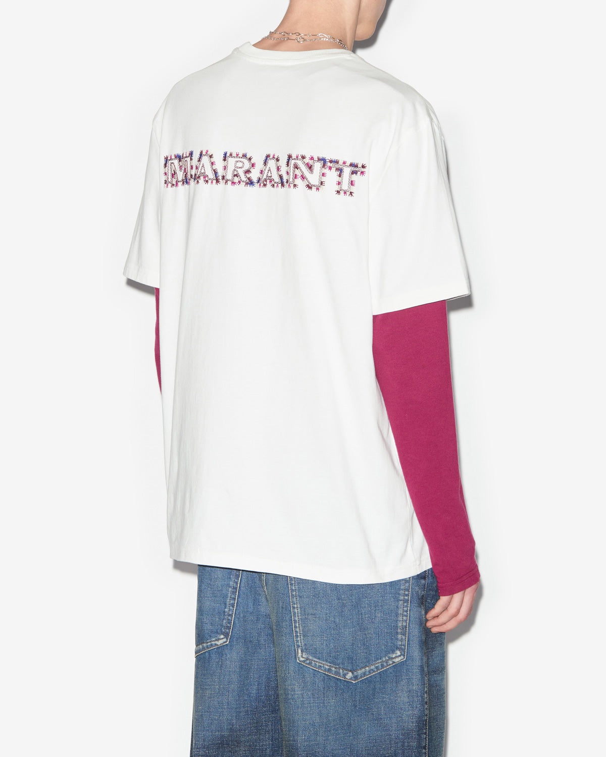 [ISABEL MARANT ETOILE]★HUGO Tシャツ TS0149HB★関税込 HUGO T-SHIRT Man ecru | ISABEL MARANT Official online store