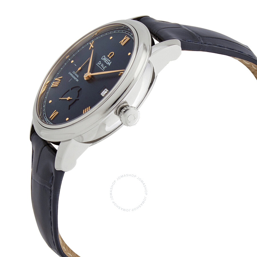 Omega De Ville Automatic Chronometer Blue Dial Men's Watch 424.13.40.21.03.003 - 2