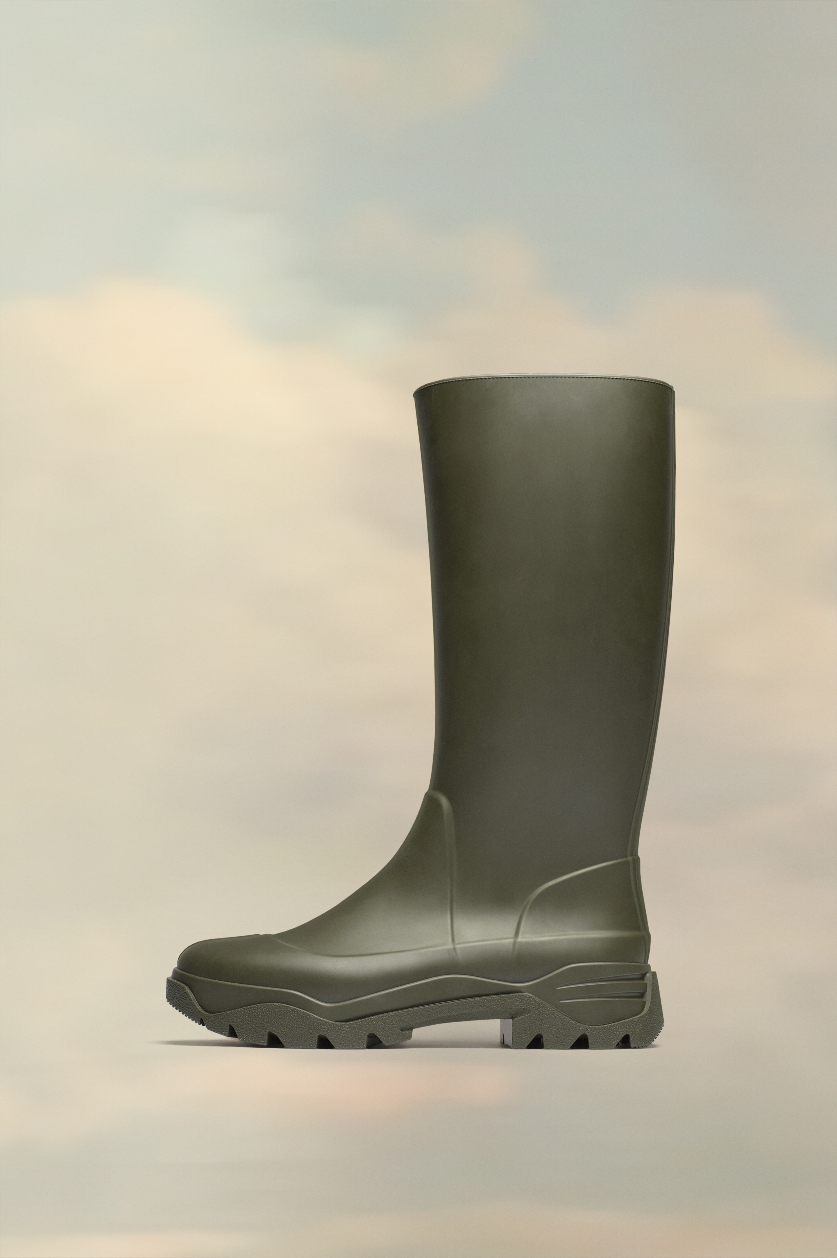 Maison Margiela Black Tabi Rain Boots