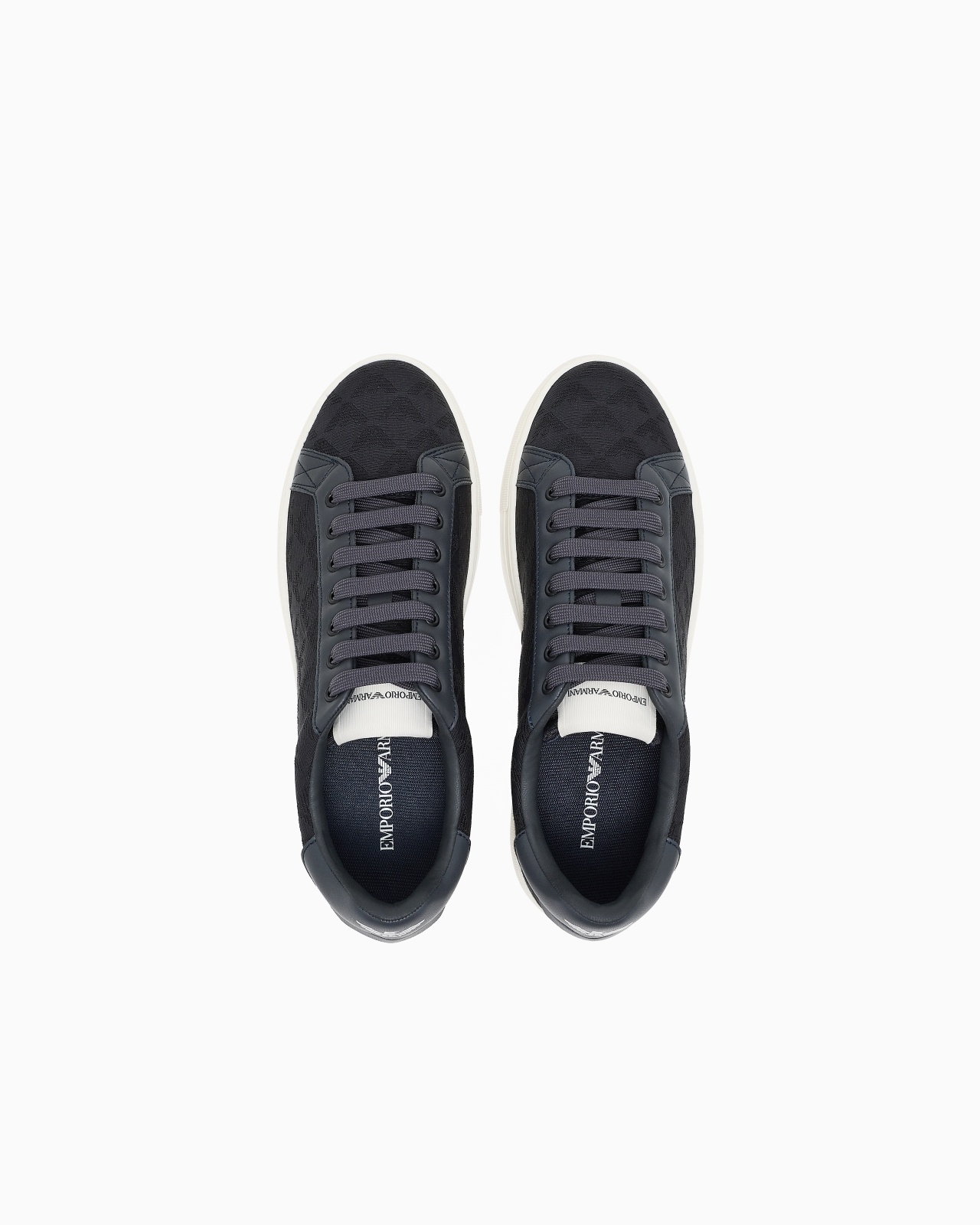 NYLON SNEAKERS WITH JACQUARD ALL-OVER EAGLE - 3