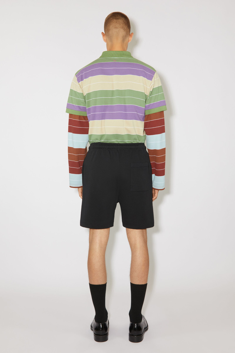 Cotton sweat shorts - Black 3