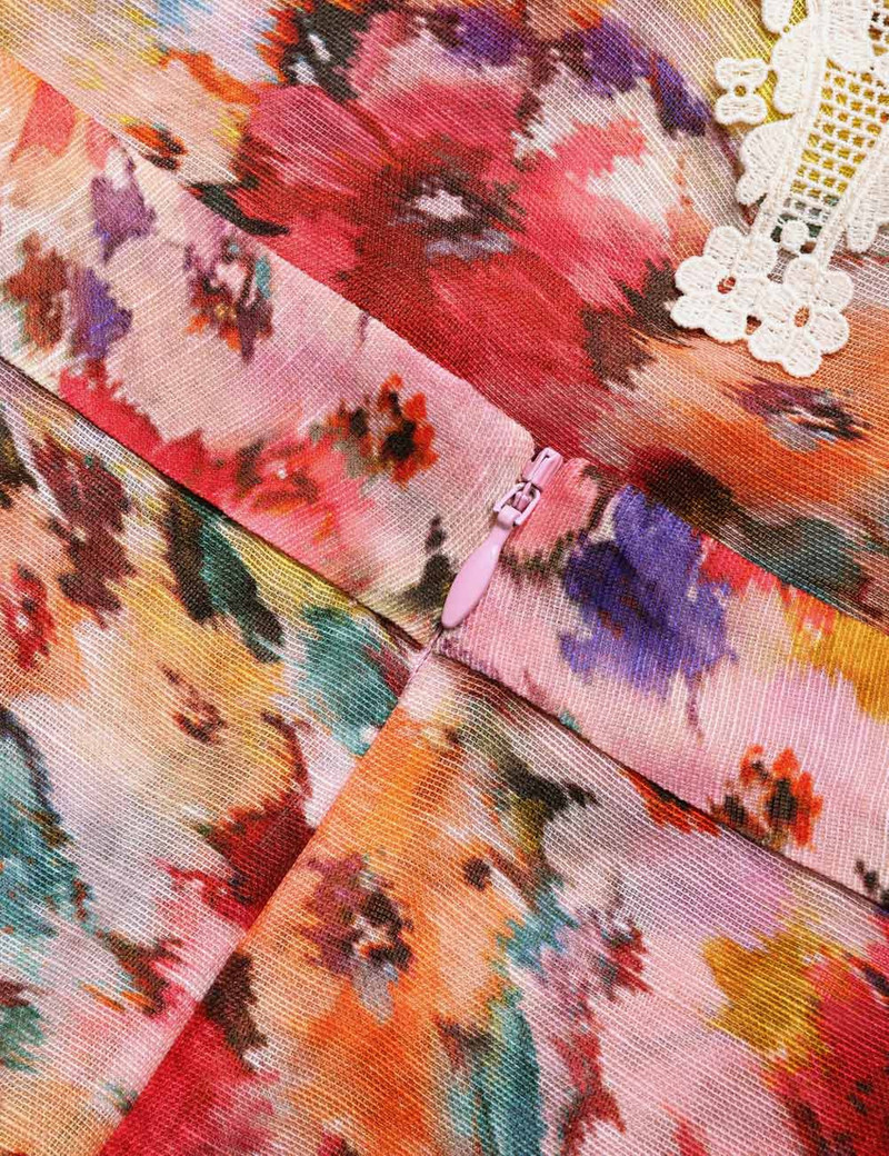 LUNA SHIRRED FLARE PANT 6