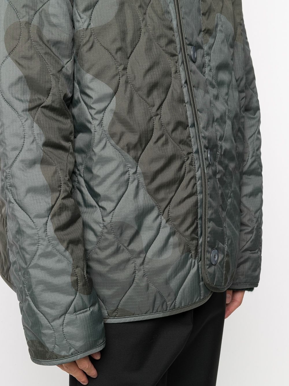 camouflage quilted jacket - 5