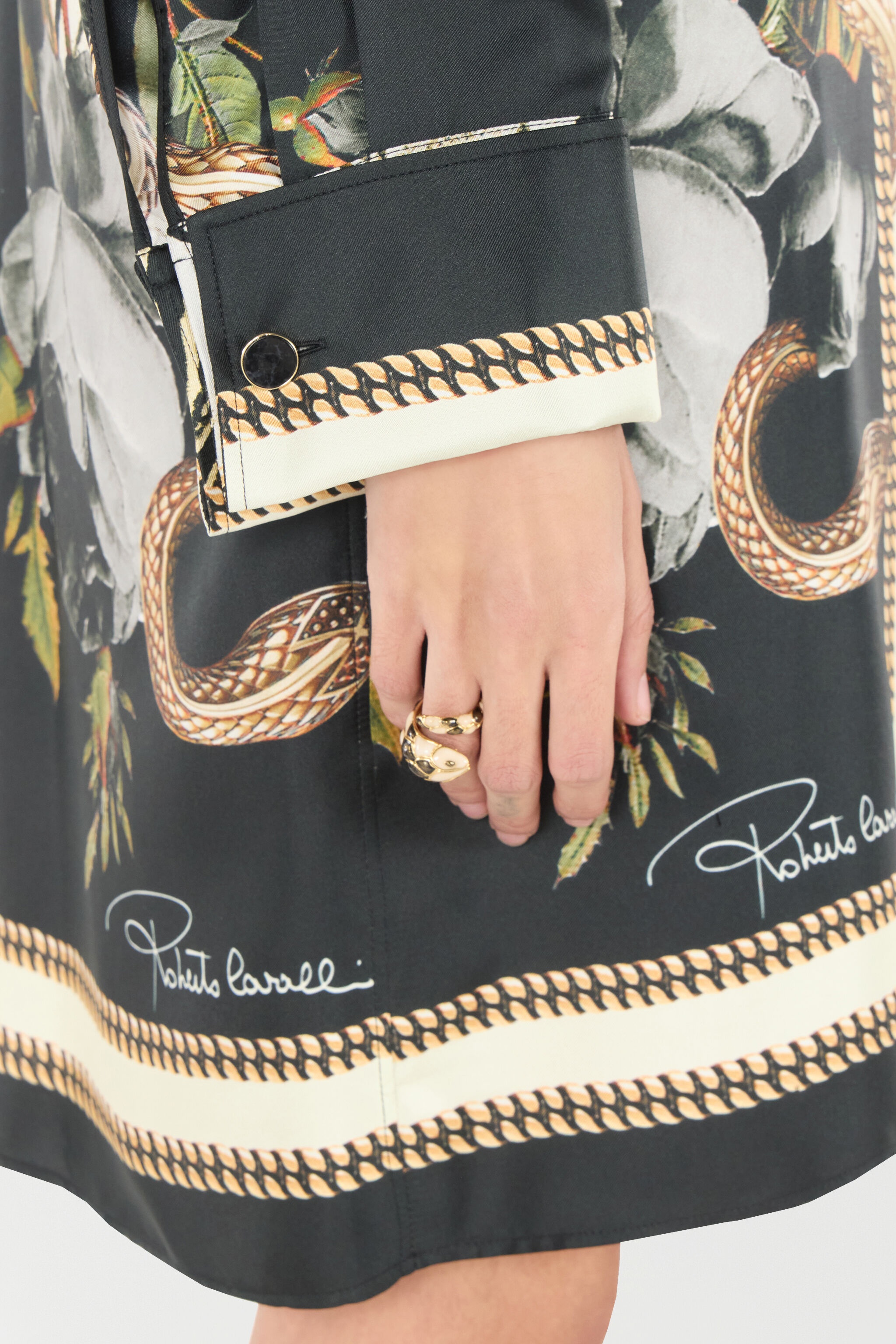 Long Shirt With Zebra And Snake Print - 6
