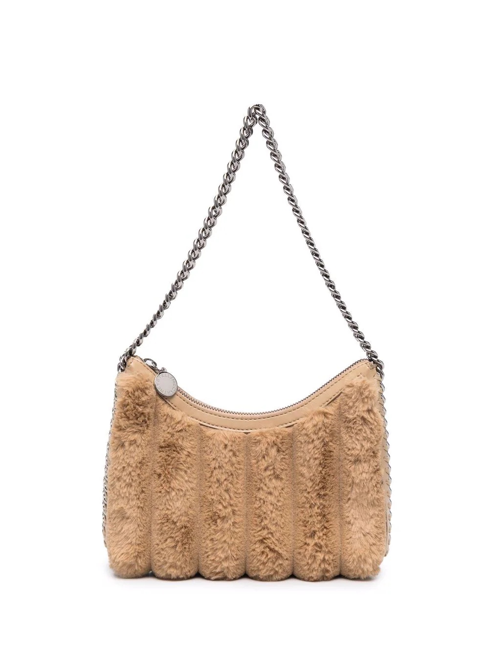 Falabella faux-fur zip shoulder bag - 1