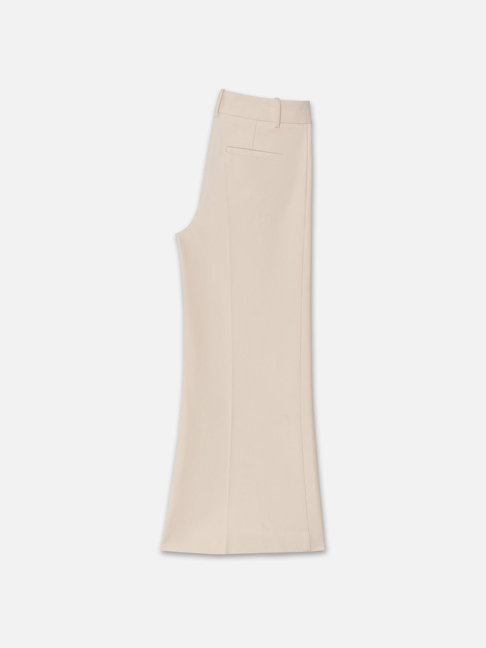 Le Palazzo Crop Trouser in Bone - 3