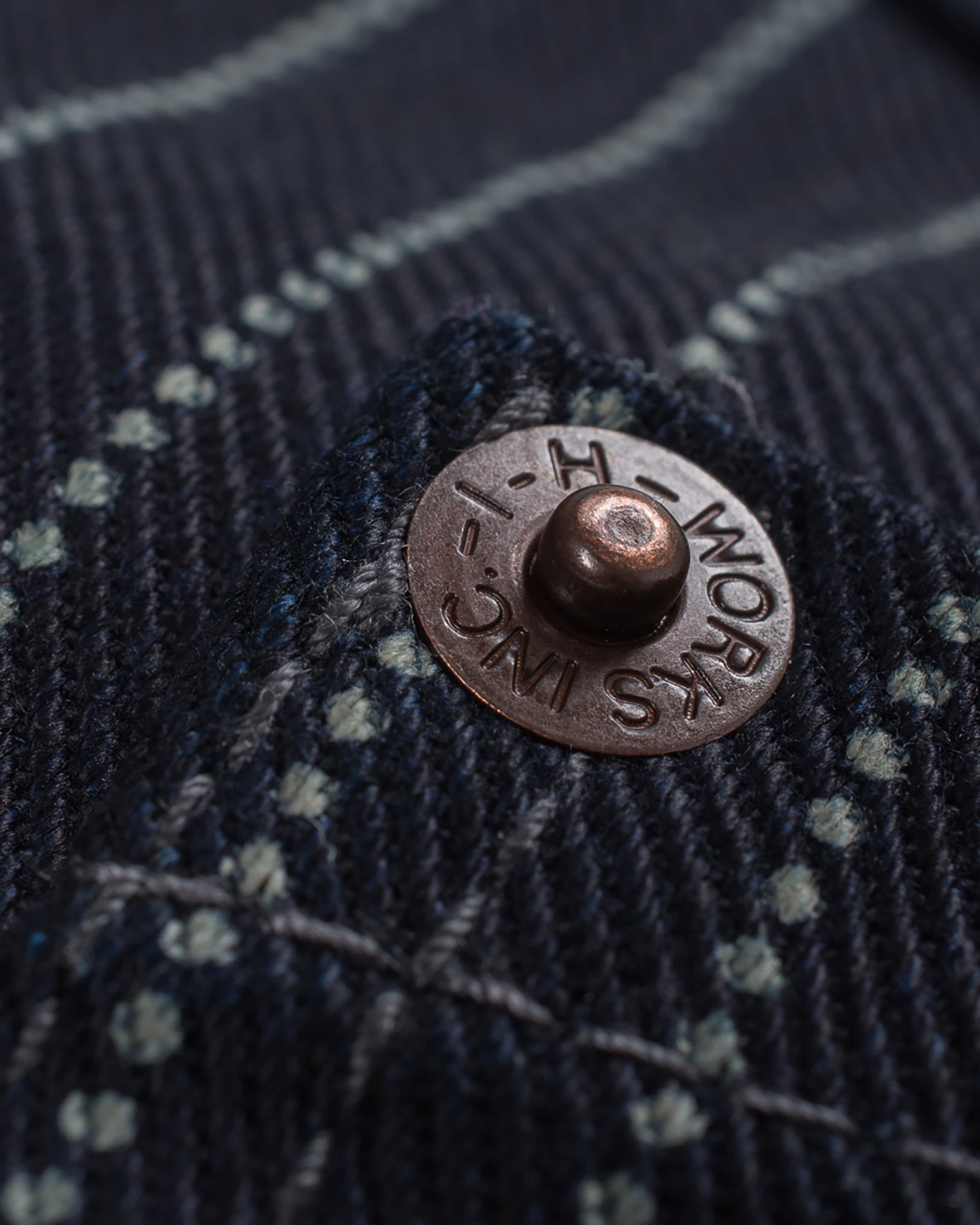 IHV-02-IND 12oz Wabash/Duck Work Vest - Indigo/Navy - 10