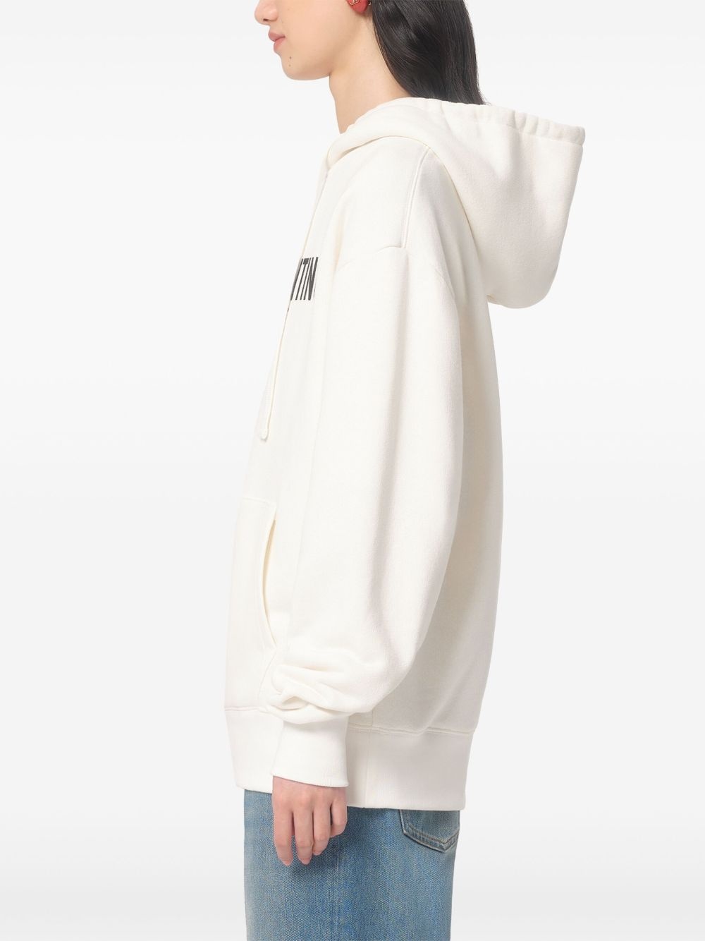 Chez Valentino-print sweatshirt - 5