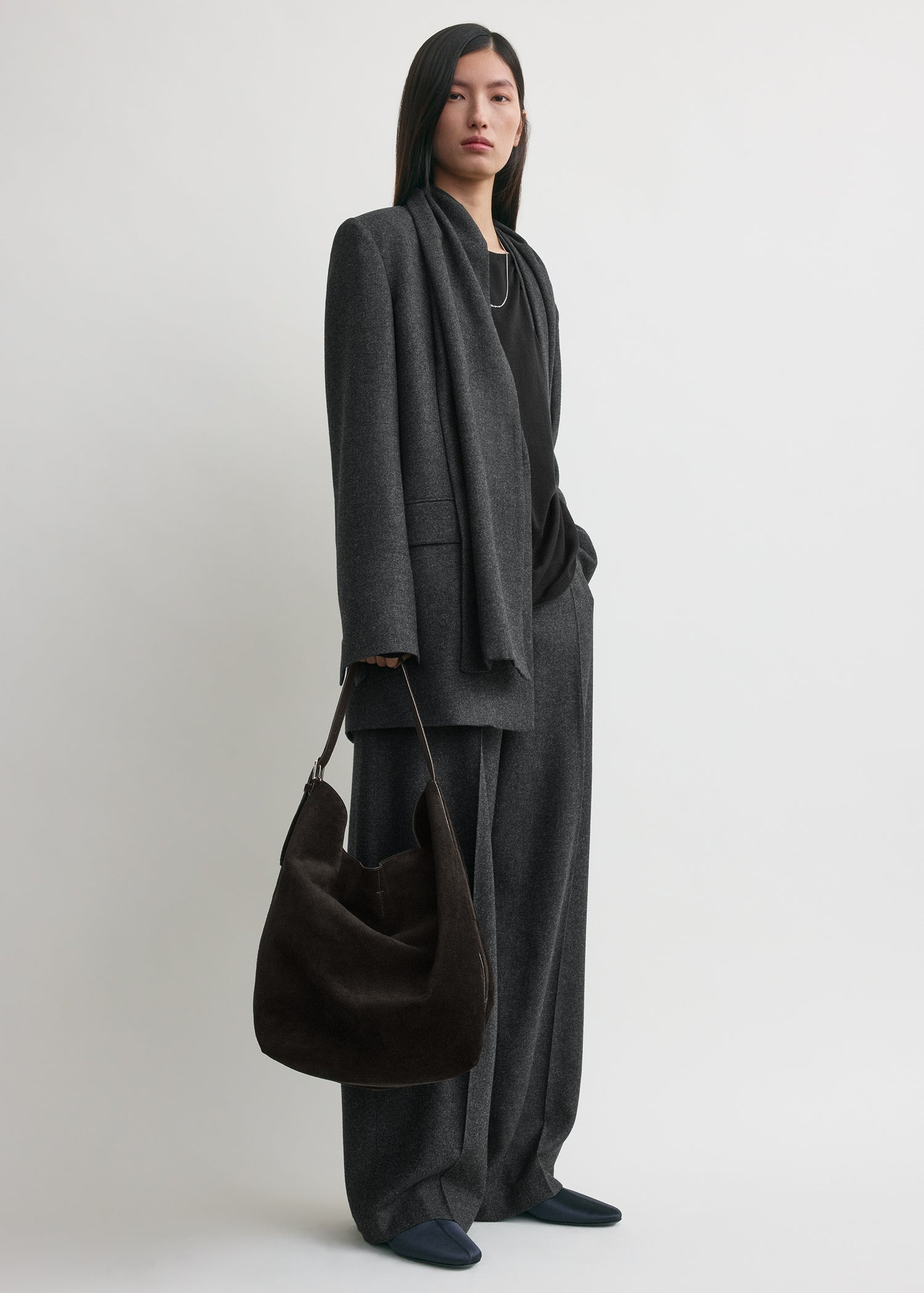 Belted tote espresso - 2