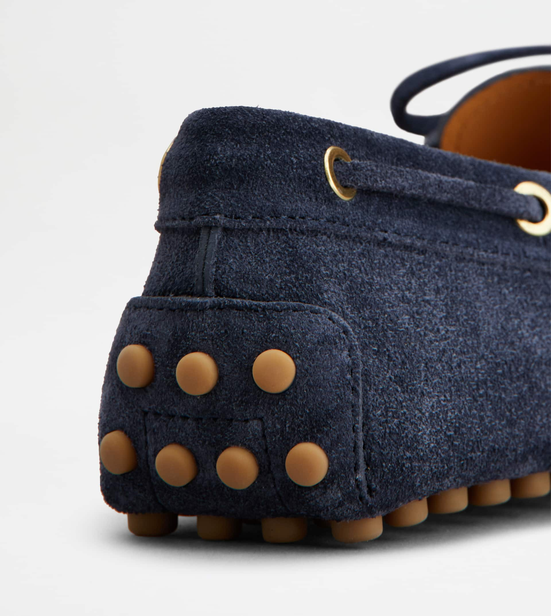 BOAT GOMMINO IN SUEDE - BLUE - 5