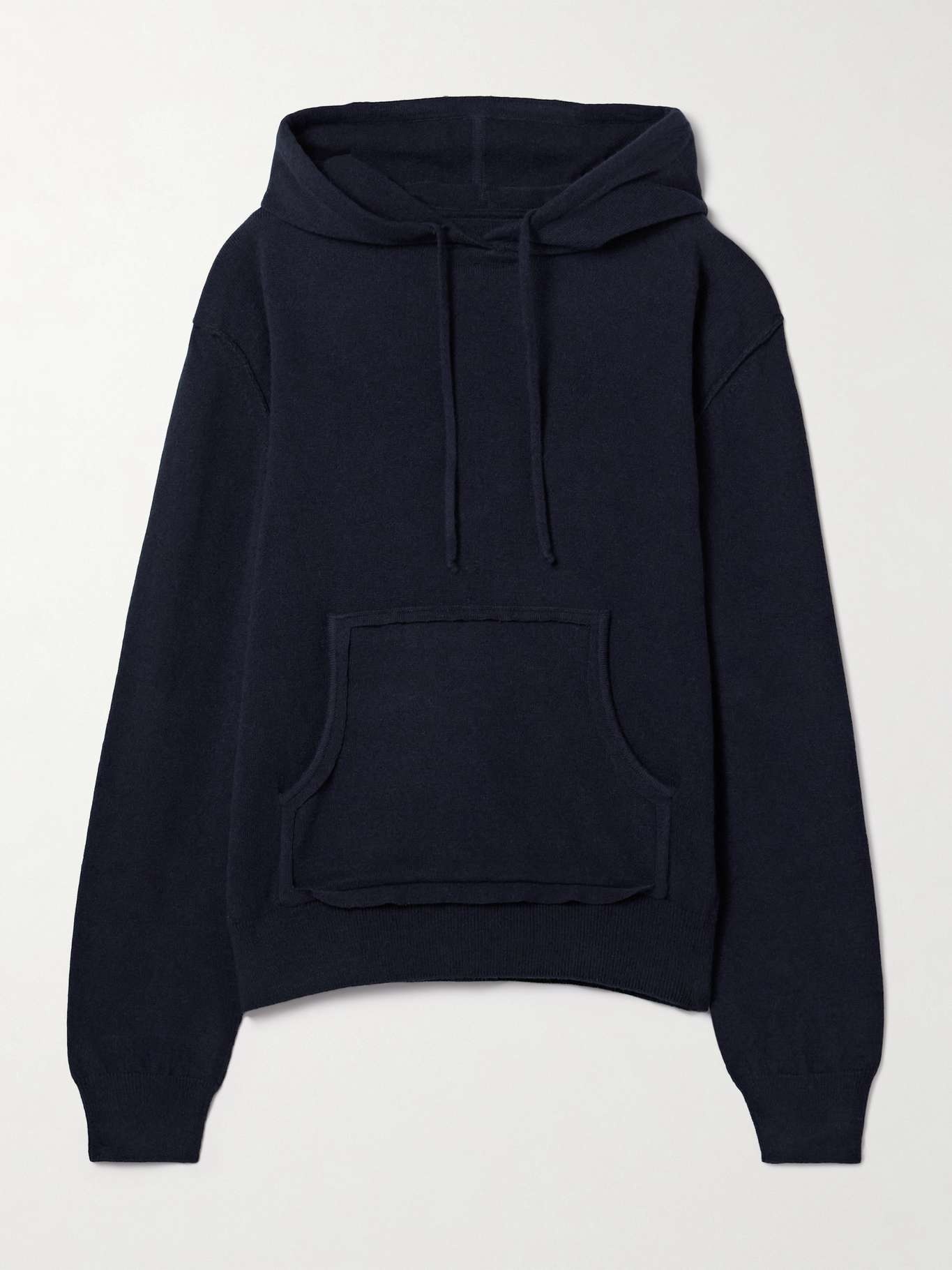 Wool and cashmere-blend hoodie - 1