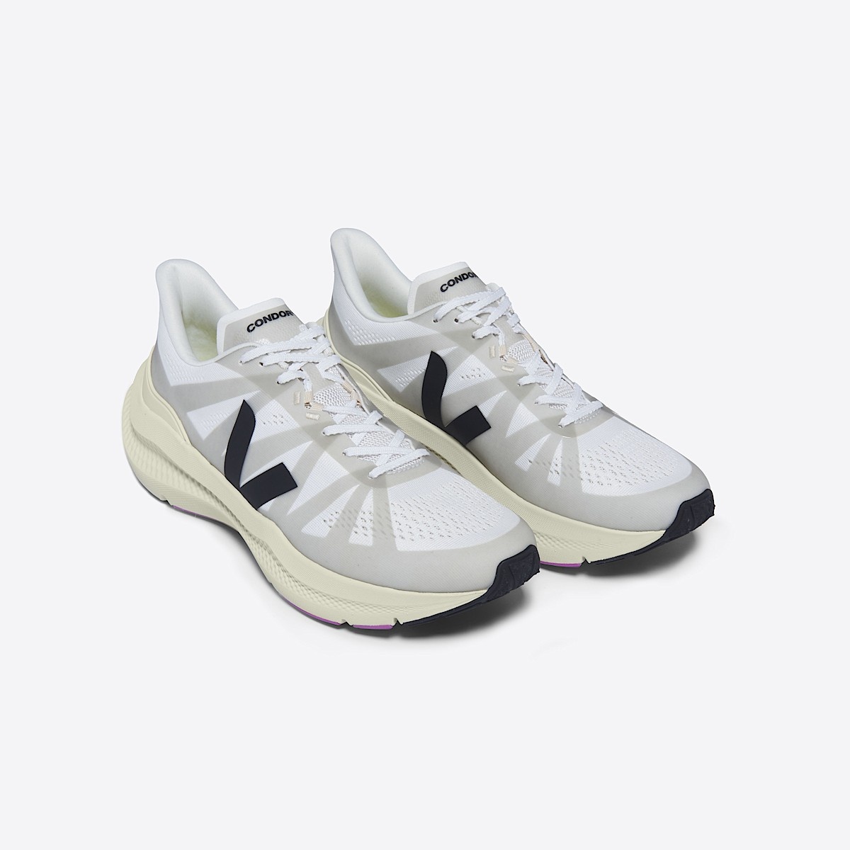 CONDOR 3 ENGINEERED-MESH WHITE BLACK - 4