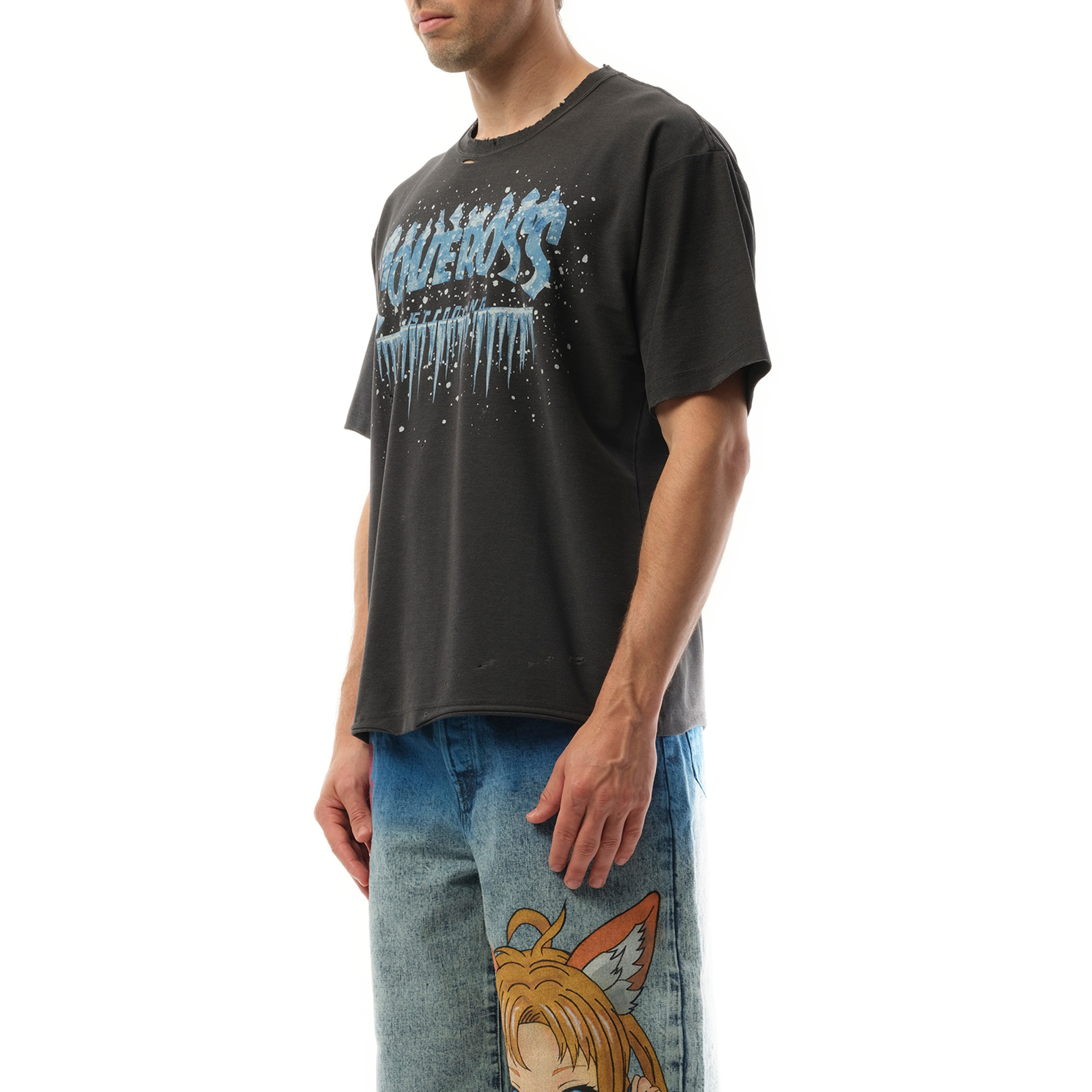 Ultra Freezer Regular Fit T-Shirt in Black - 5