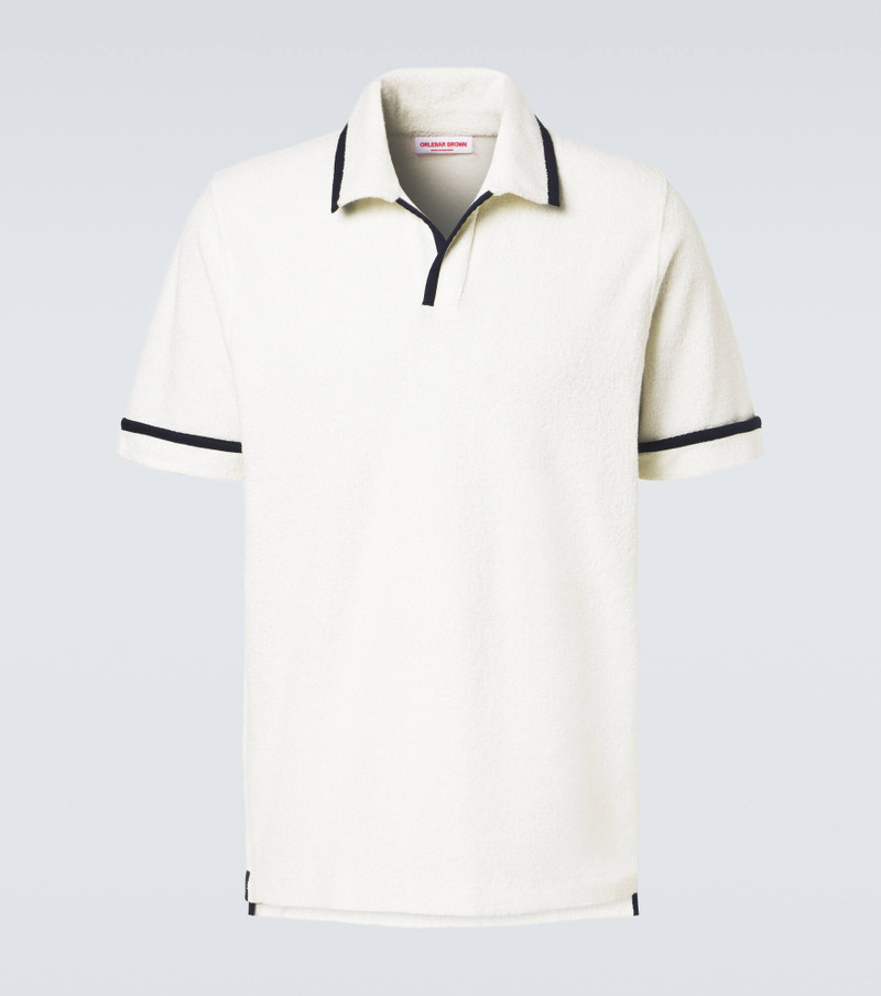 Ellery cotton terry polo shirt 1