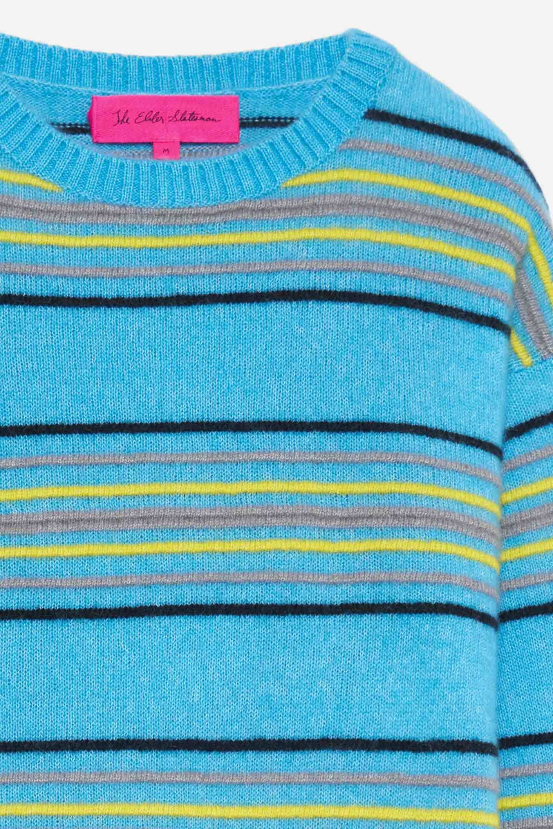 The Elder Statesman REEF STRIPE SWEATER outlook
