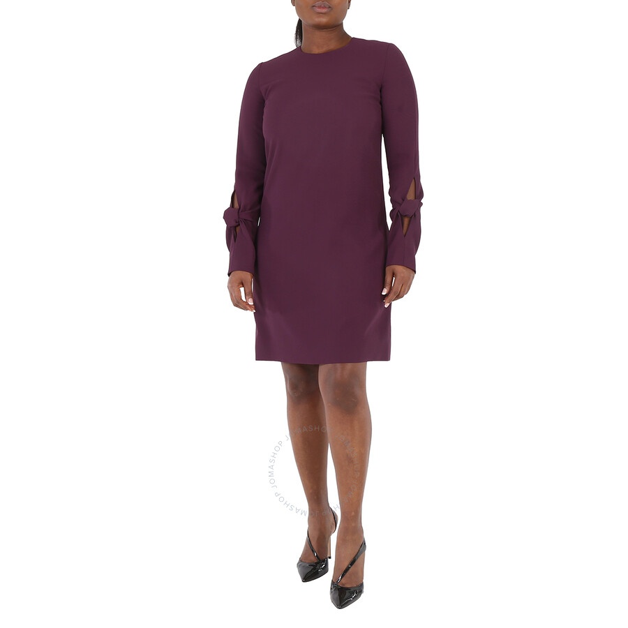 Victoria Victoria Beckham Woman Knotted Crepe Mini Dress - 4