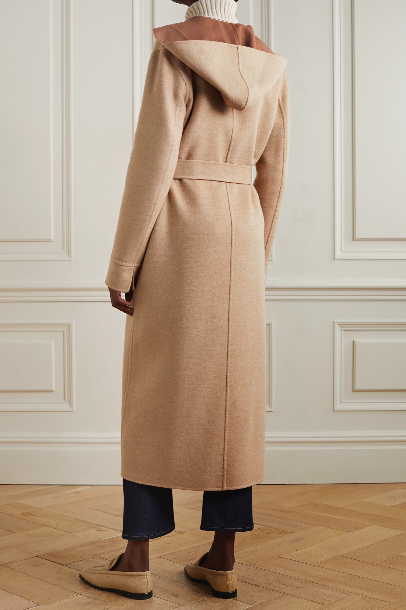 Stefan reversible belted cashmere coat - 3