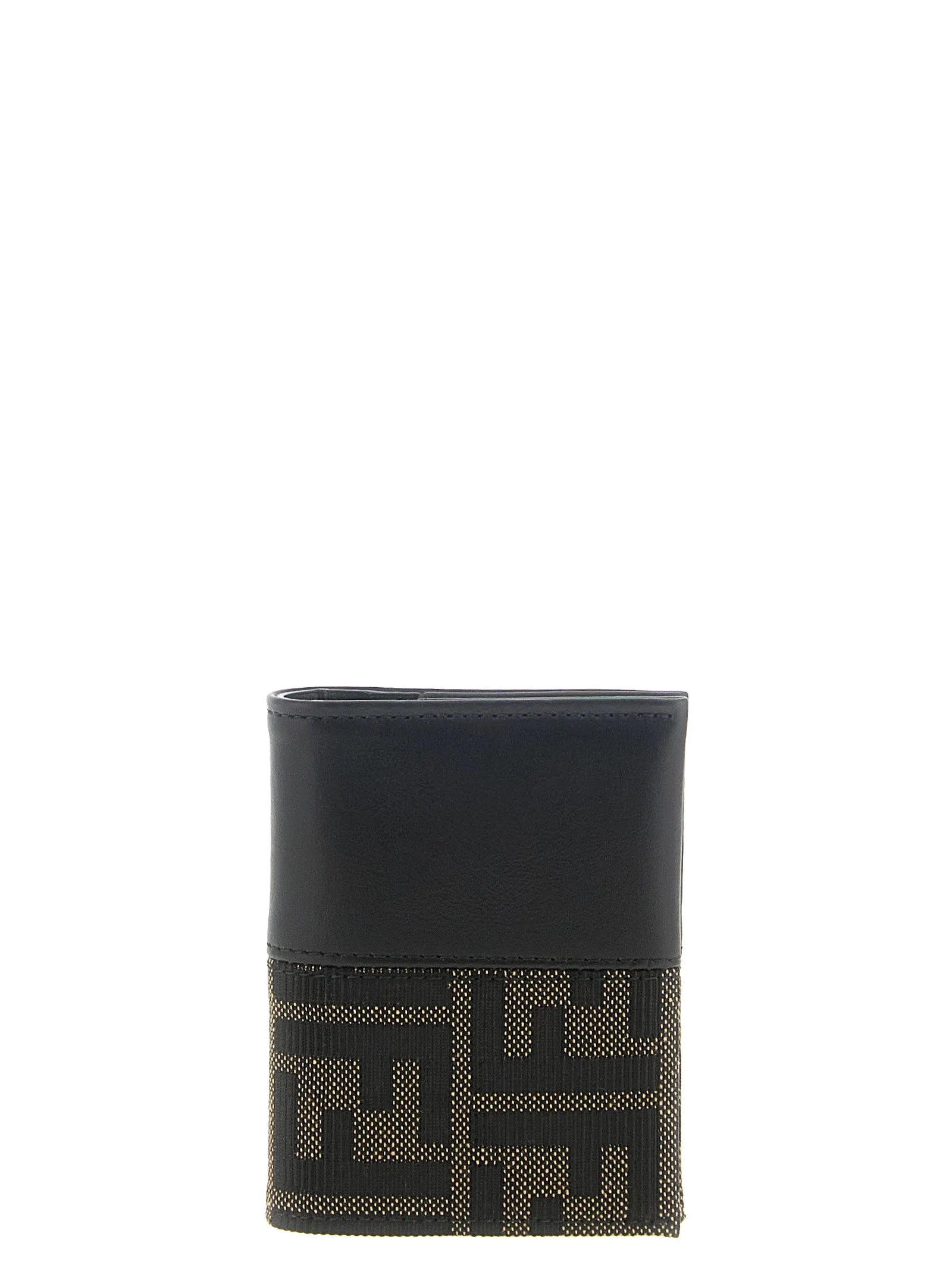 Fendi Men Ff Jacquard Bicolor Card Holder - 1