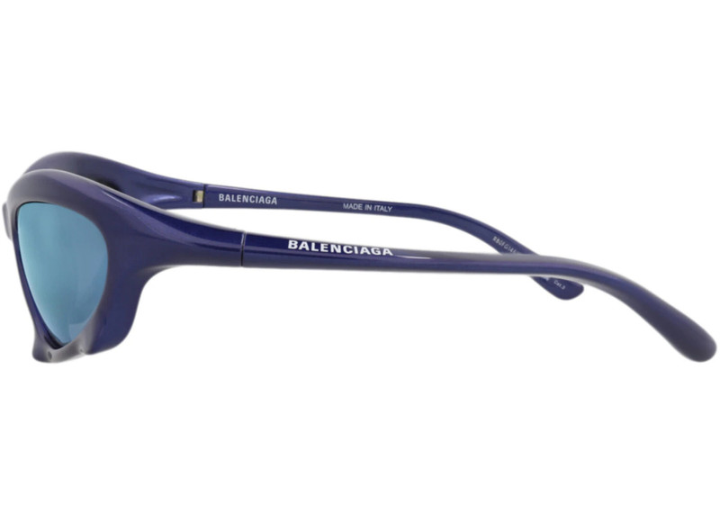Balenciaga Shield-Frame Bio Injection Sunglasses Blue Blue Blue (BB0229S-30013404-006) 3