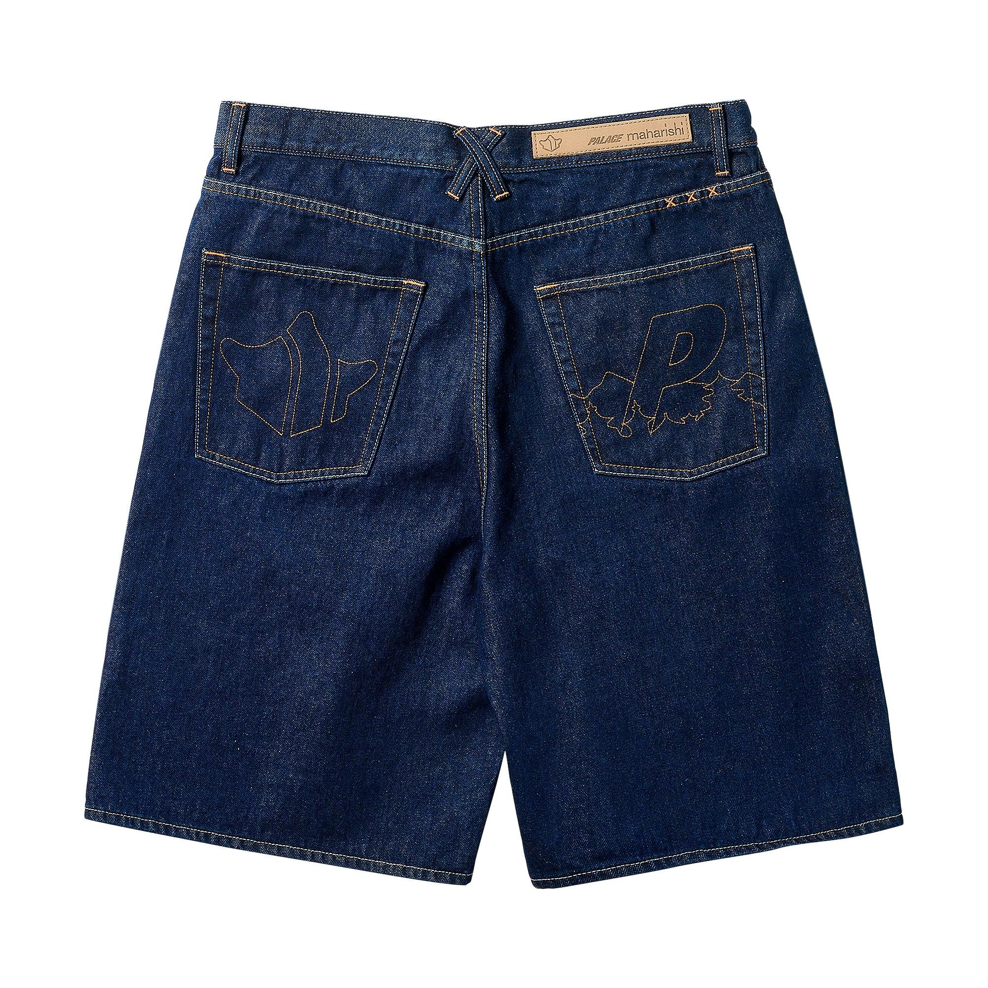 Palace x Maharishi Baggy Denim Short 'Indigo' - 2