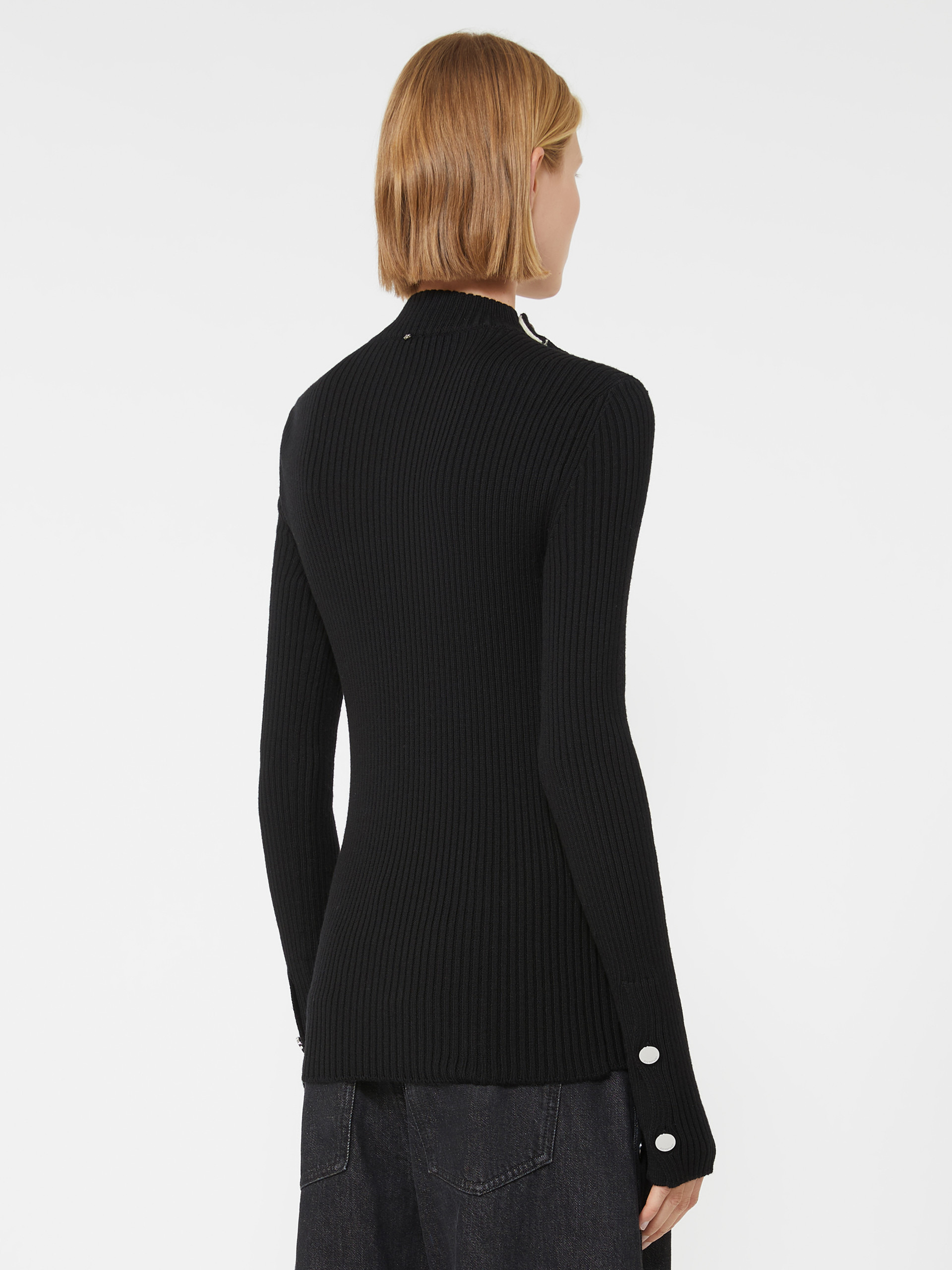 RENANIA Fitted jumper with buttons - 4