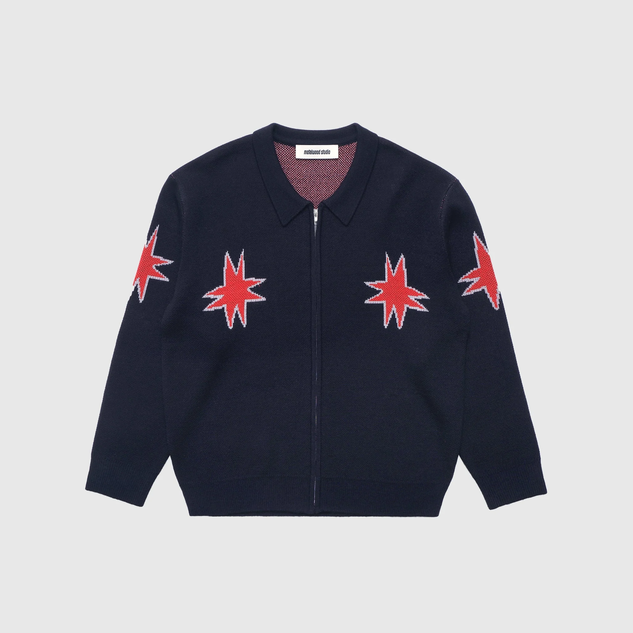 KIKI ZIP KNIT L/S POLO - 1