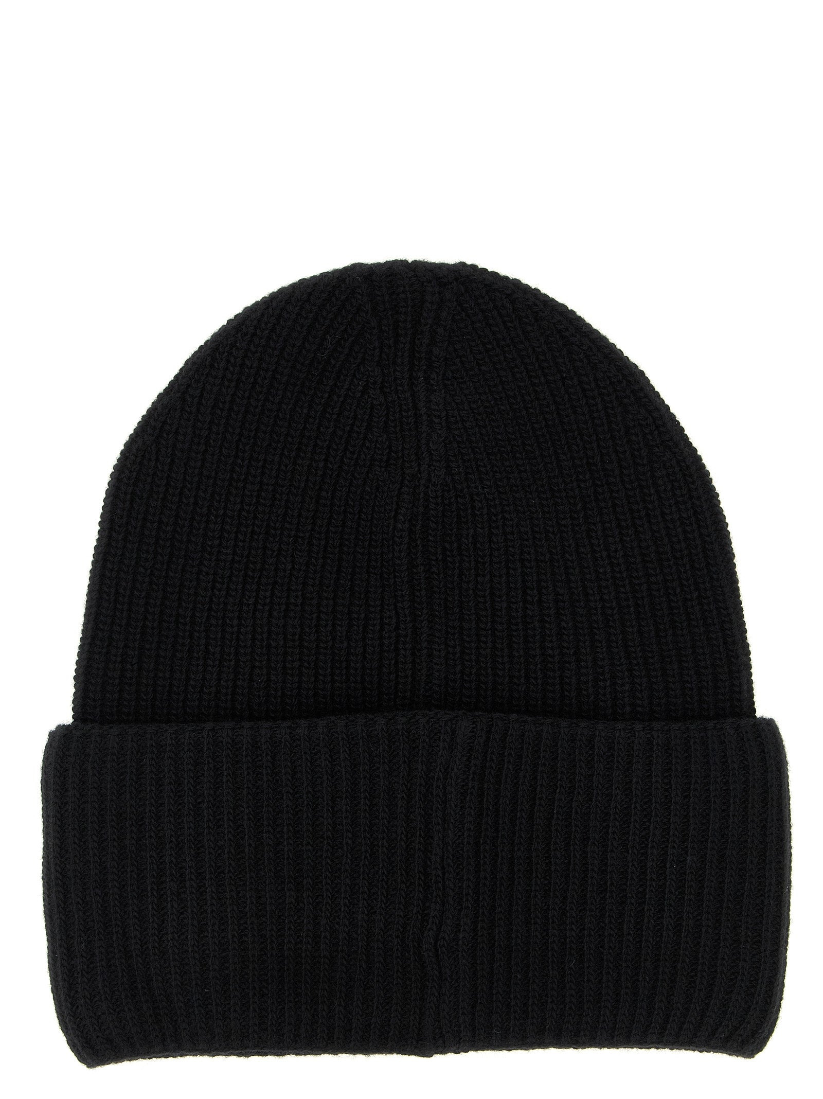 Wool Beanie Hats Black - 2