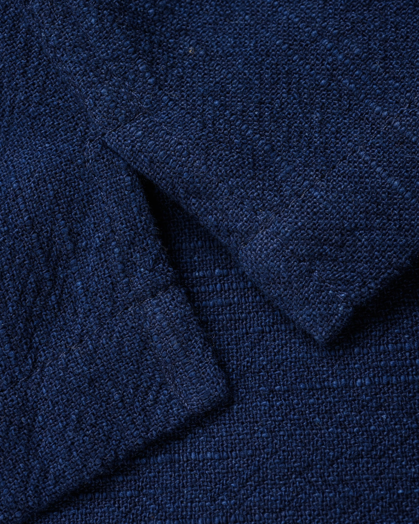 STF JAPANESE 8.5OZ SLUB COTTON SHORT SLEEVE SHIRT - INDIGO - 10