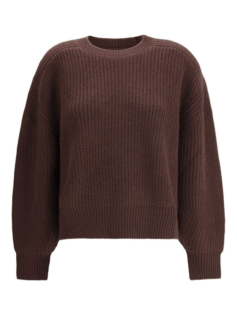 NAURU LDS ribbed crew-neck sweater 1