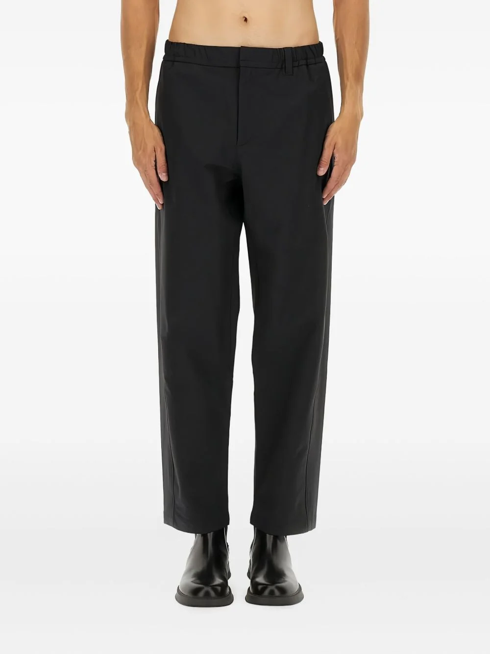 elasticated-waist trousers - 1