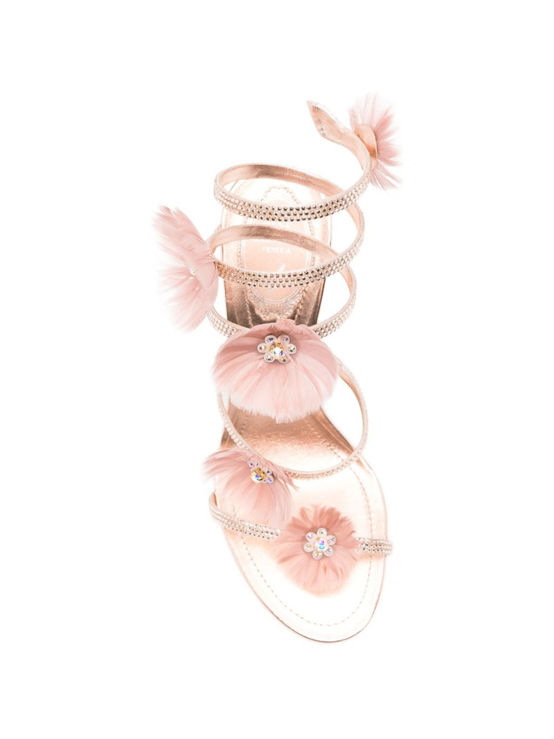 Jolenefloral-embellished sandals 4