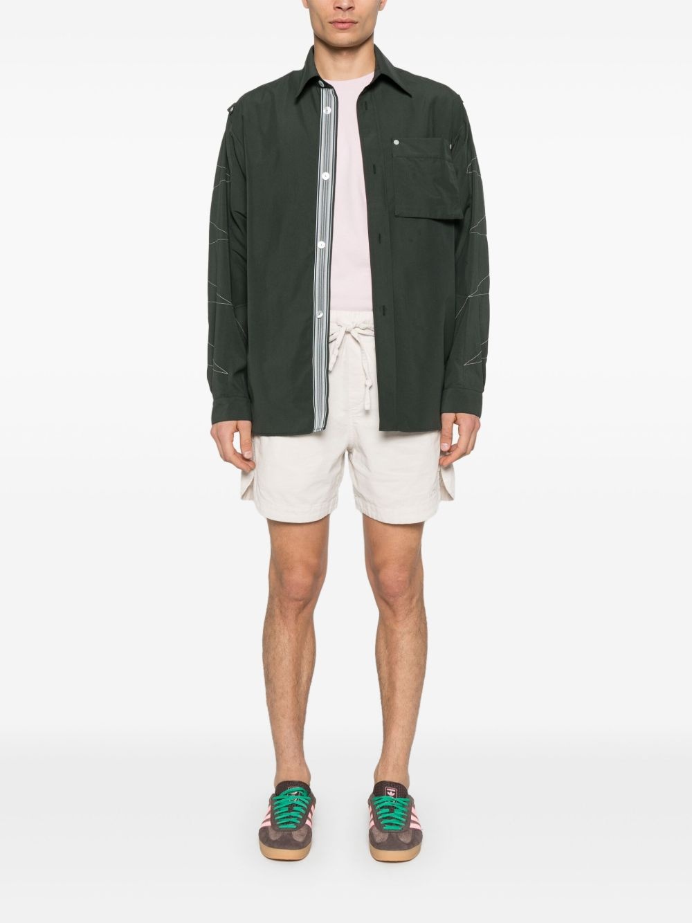 corduroy shorts - 2