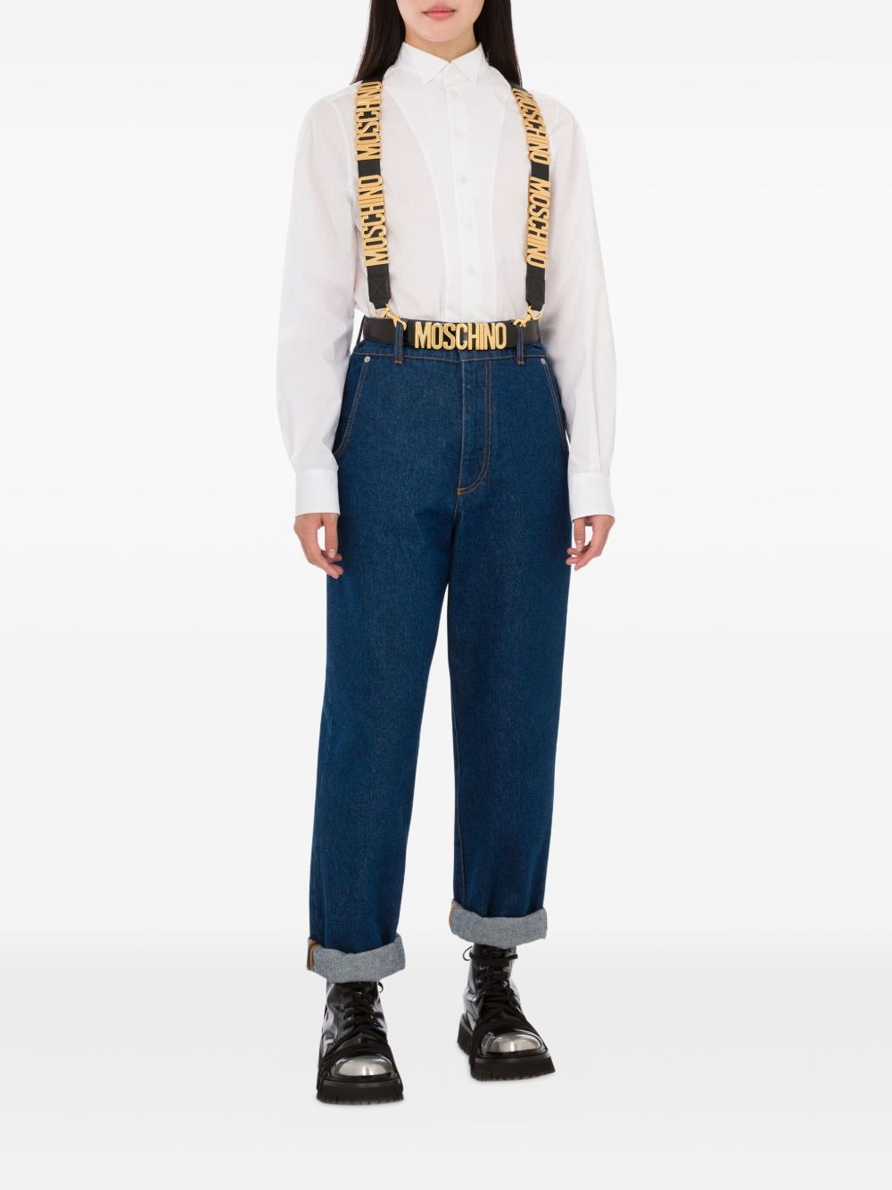 cuffed jeans - 2