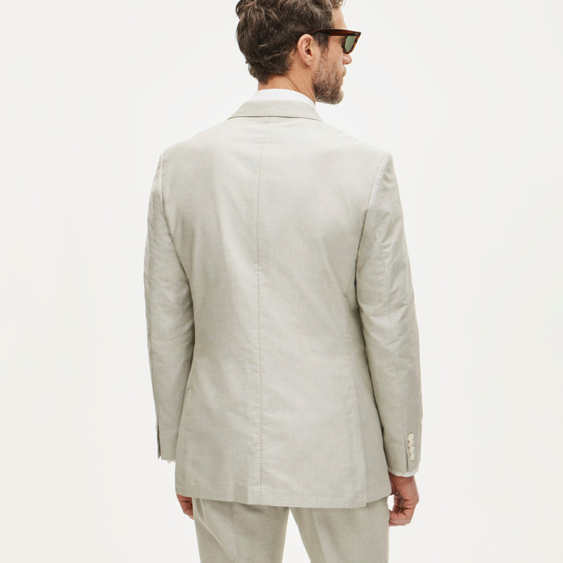 Ludlow Slim-fit suit jacket in Portuguese cotton oxford 5